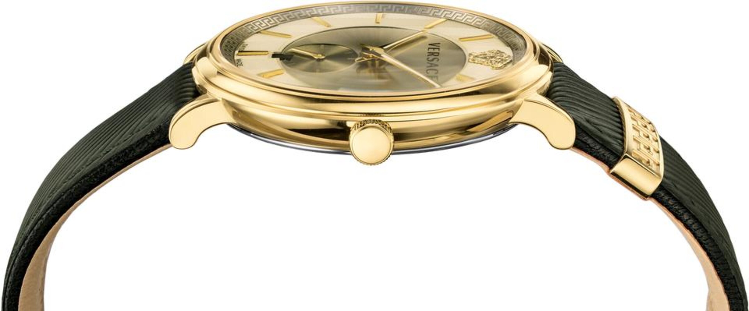 VERSACE Analog watch 'V Circle' in Green