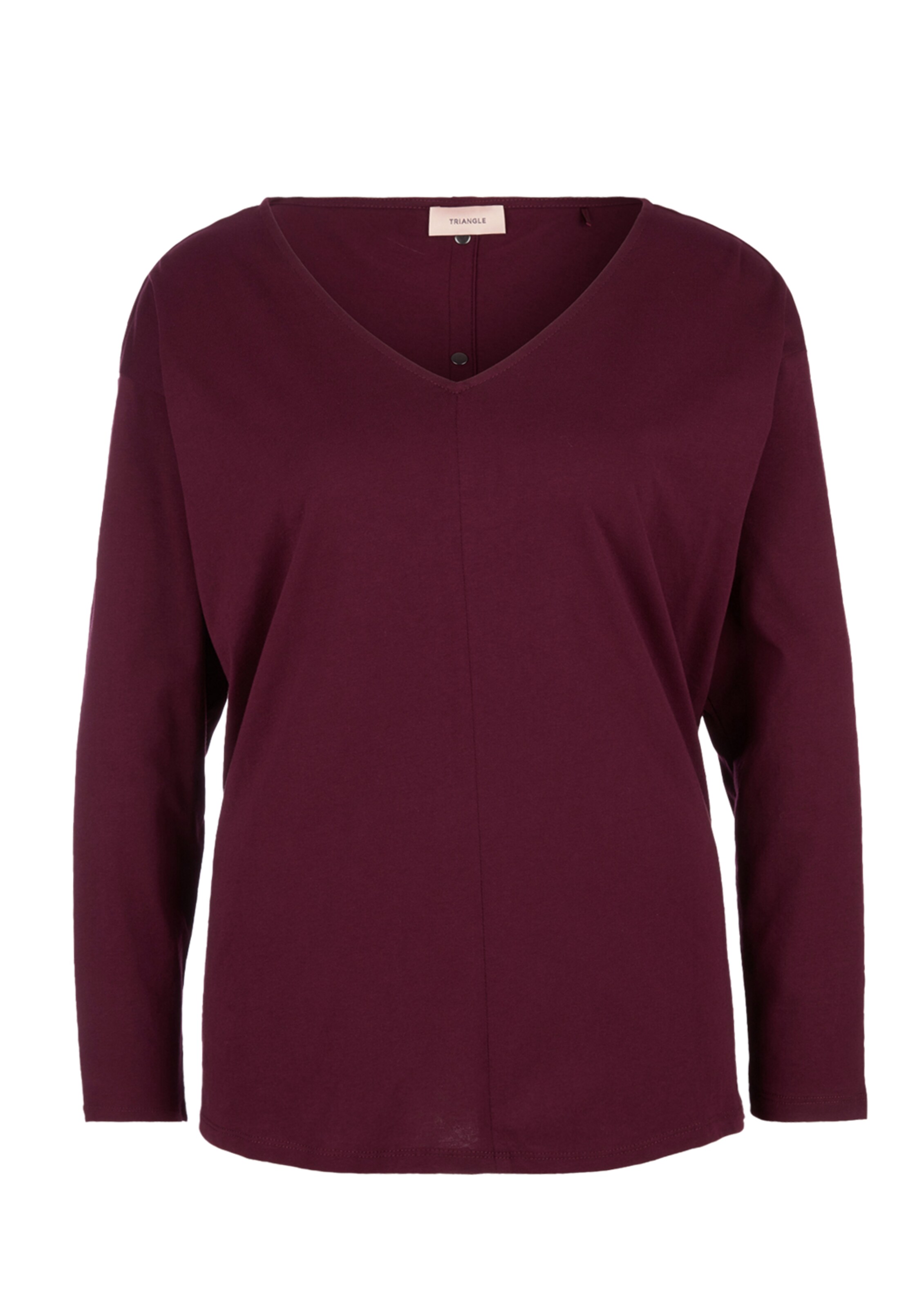 TRIANGLE - Shirt in blutrot