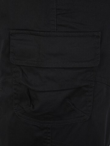 Regular Pantalon cargo Ulla Popken en noir