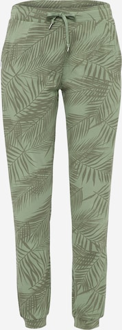 Effilé Pantalon 'La Palma' Iriedaily en vert : devant