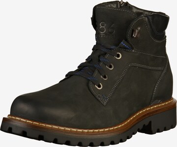 JOSEF SEIBEL Lace-Up Boots in Black: front