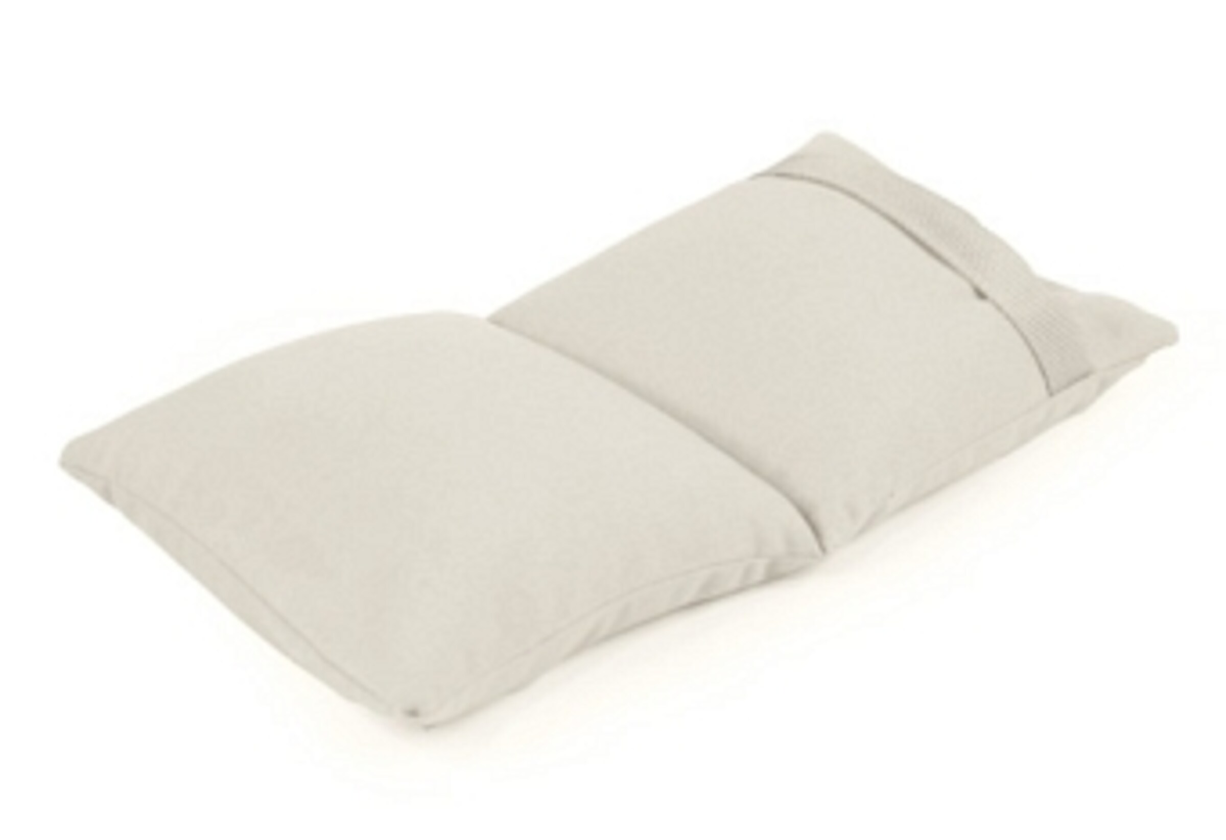 YOGISTAR.COM Sandsack in Weiß: Vorderseite