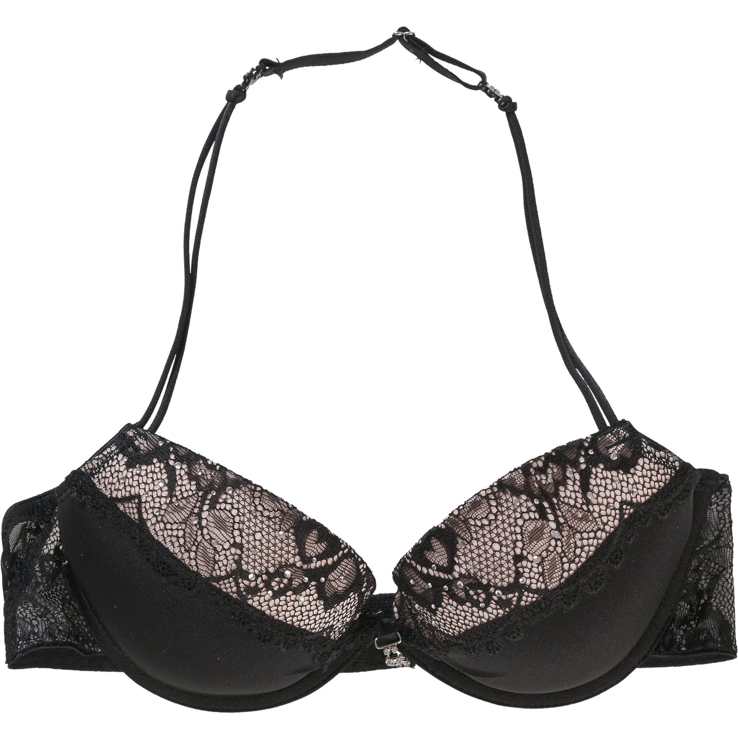 LASCANA Push-up BH in Zwart