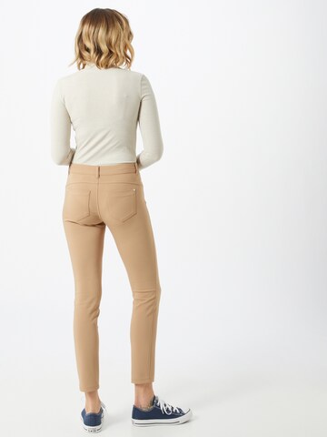 STREET ONE Slimfit Broek in Beige