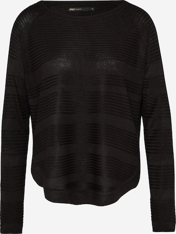 ONLY Sweater 'CAVIAR' in Black: front