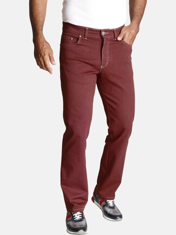 Jan Vanderstorm Loose fit Jeans 'Gunnar' in Red: front