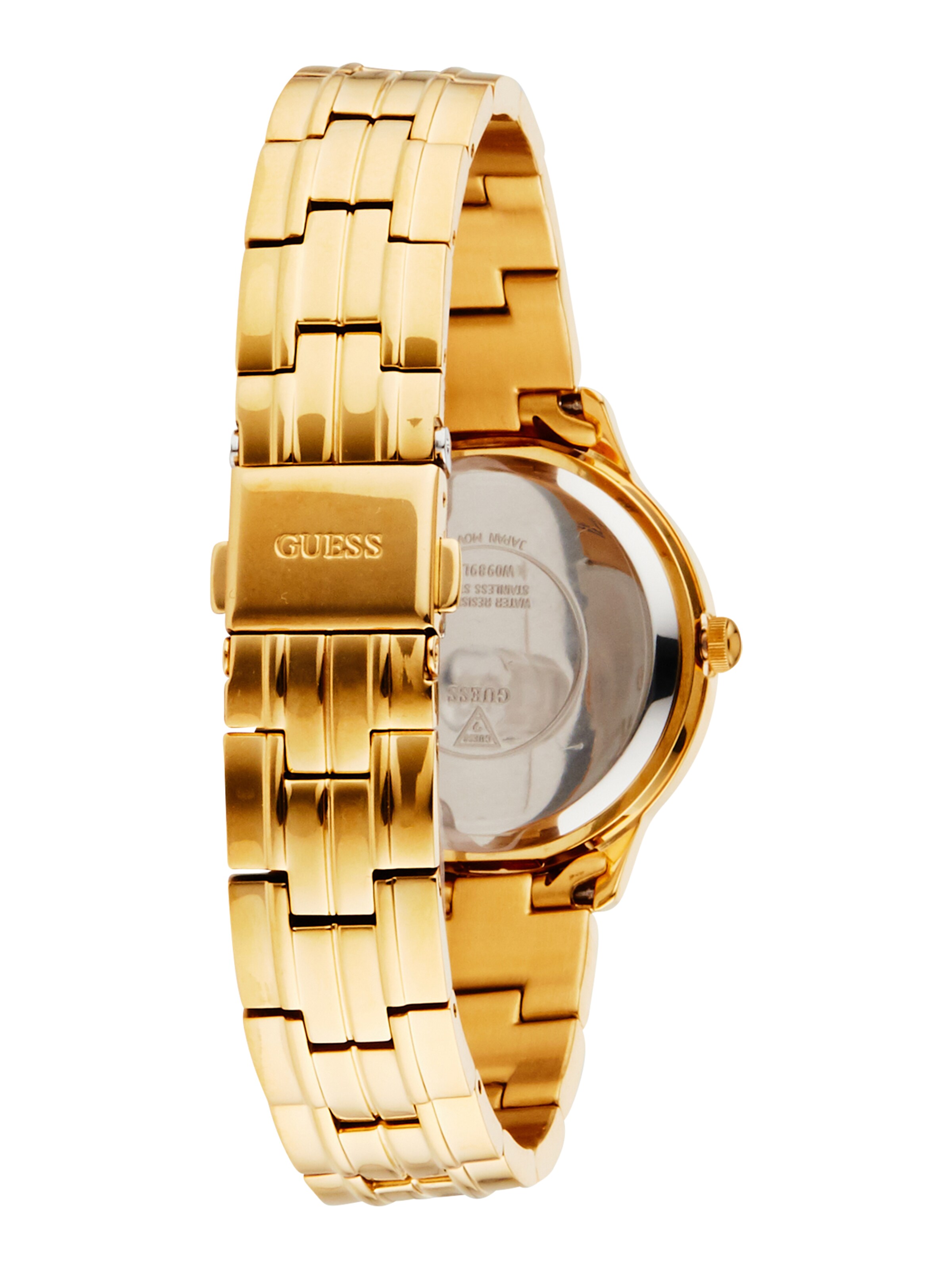 GUESS Analógové hodinky 'Chelsea' - Zlatá