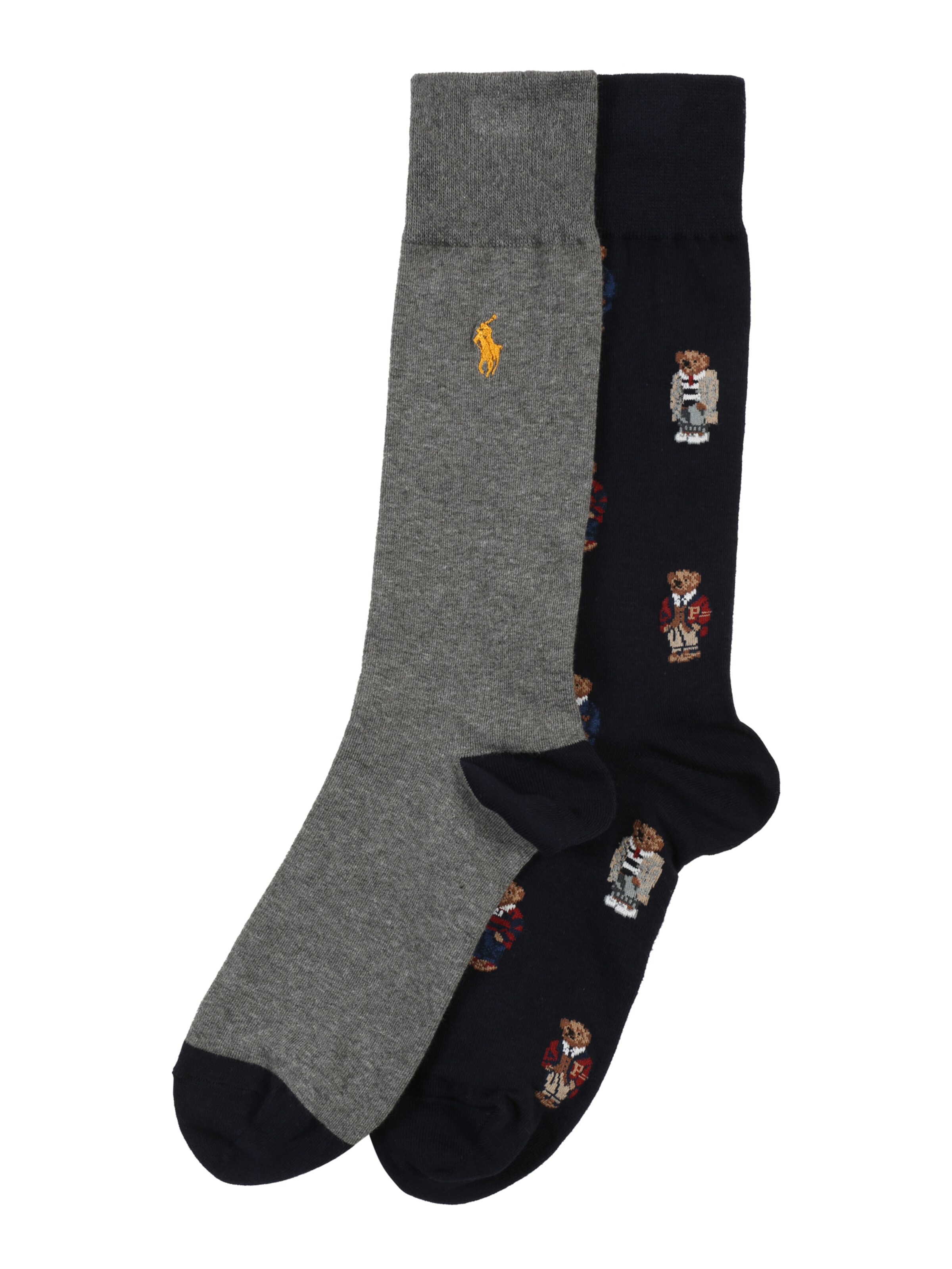 POLO RALPH LAUREN - Sokken 'COTTON-BEAR QUAD 2PK' in de kleur Navy