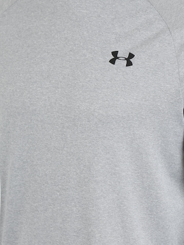 UNDER ARMOUR Regular fit Functioneel shirt 'Tech 2.0' in Grijs