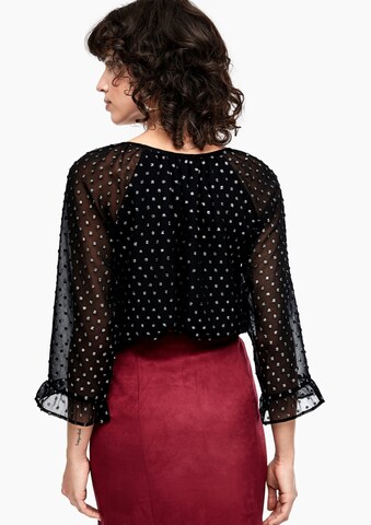 s.Oliver Blouse in Zwart