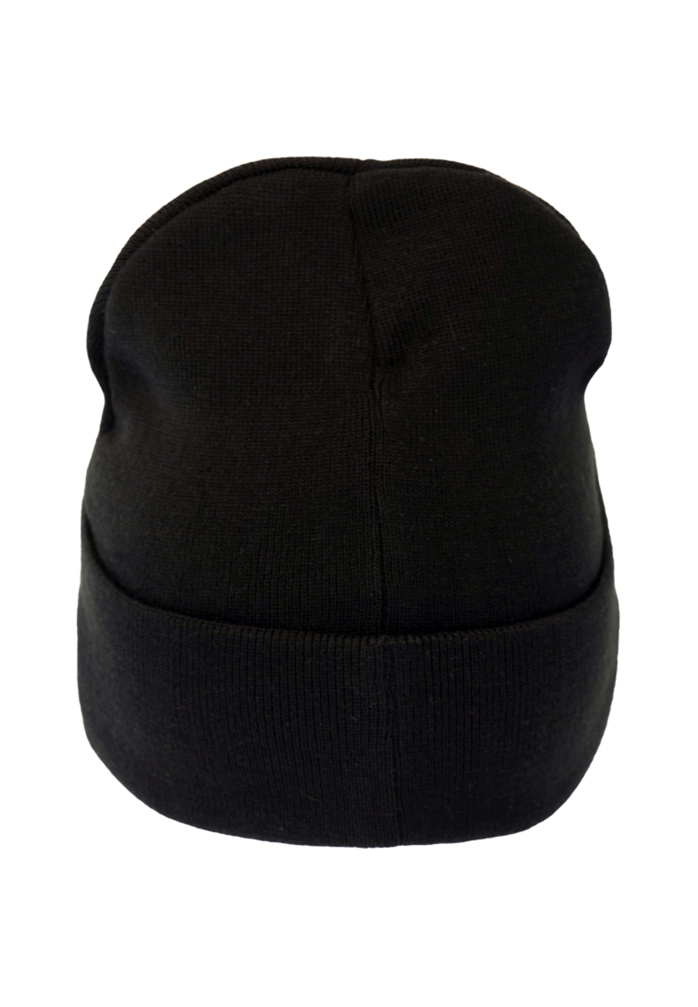 LOGOSHIRT Beanie in Black