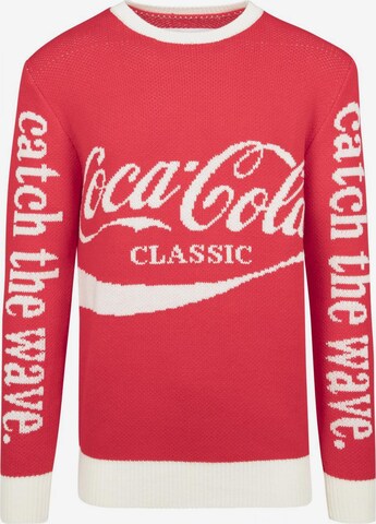 Mister Tee Pullover 'Coca Cola Xmas' in Rot: predná strana