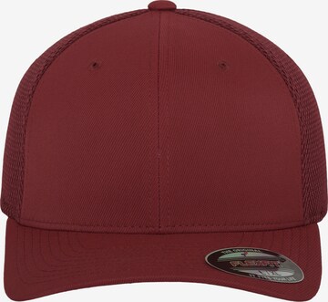 Cappello da baseball di Flexfit in rosso: frontale