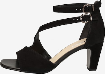 GABOR Strap Sandals in Black