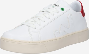 WOMSH Platform trainers in White: front