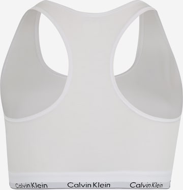 Calvin Klein Underwear Bralette Bra in White: back