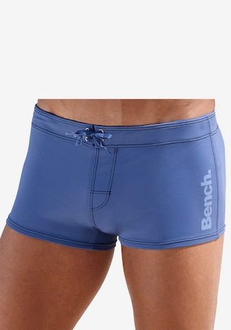 BENCH Athletic Swim Trunks in Blue: front