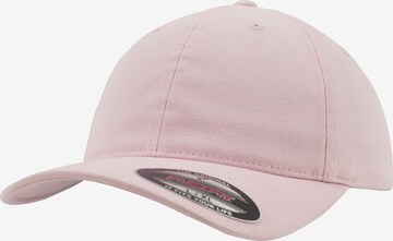 Casquette Flexfit en rose : devant