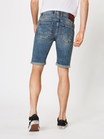 LTB Regular Jeansshort 'Lance' in Blau: zadná strana