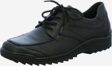 WALDLÄUFER Lace-Up Shoes in Black: front