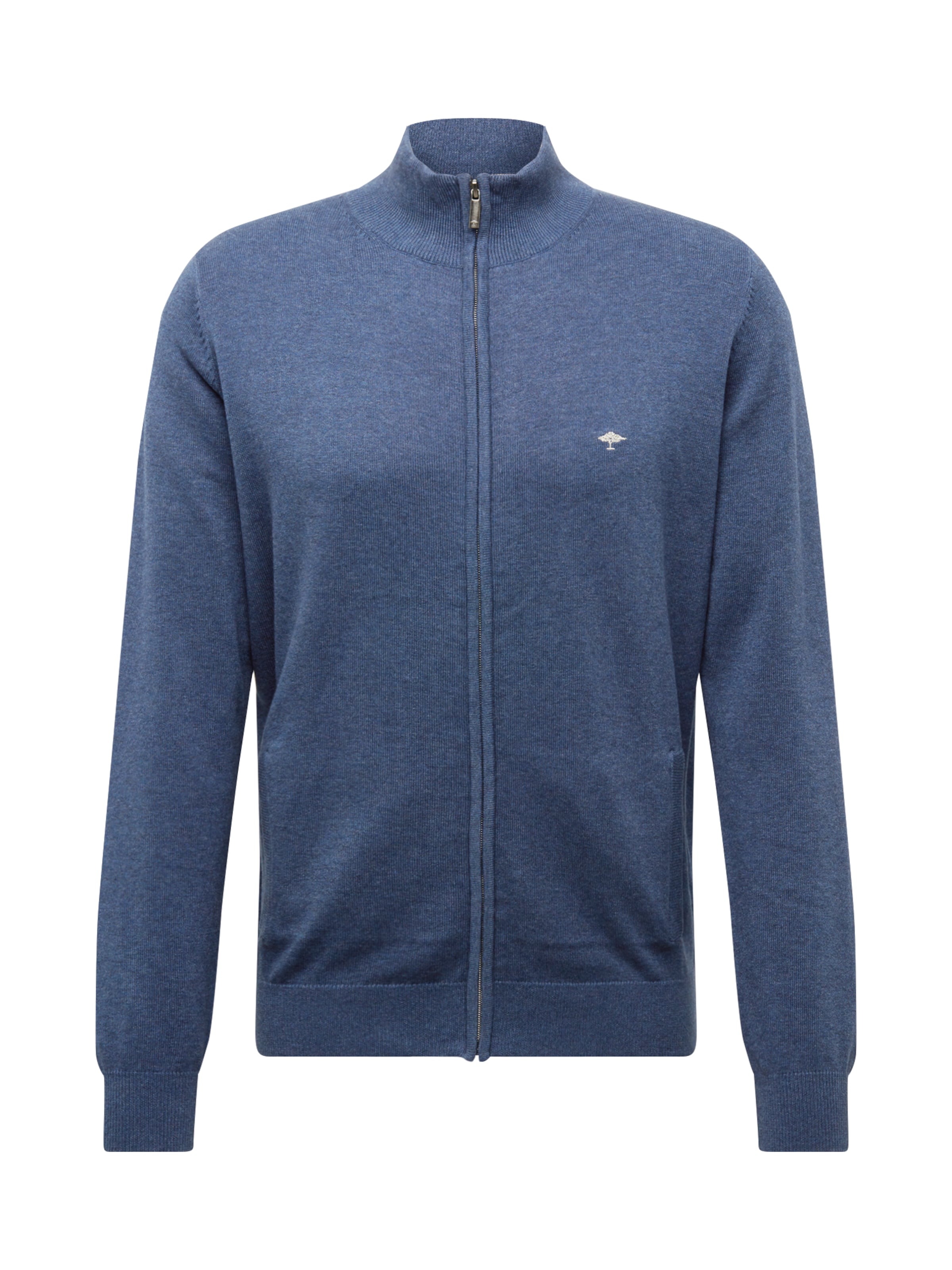 FYNCH-HATTON Πλεκτή ζακέτα σε μπλε: μπροστά