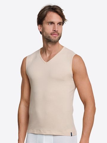 SCHIESSER Onderhemd in Beige: voorkant