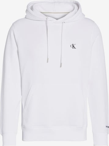 Calvin Klein Jeans Sweatshirt 'Essential' i vit: framsida