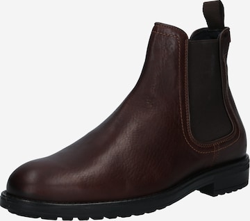 BULLBOXER Chelsea boots in Bruin: voorkant