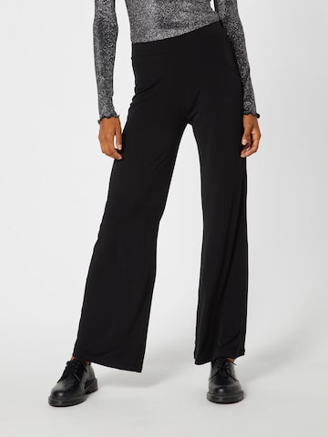 SISTERS POINT Wide leg Broek in Zwart: voorkant