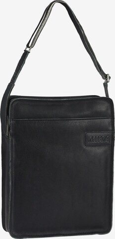 MIKA Shoulder Bag in Black: front