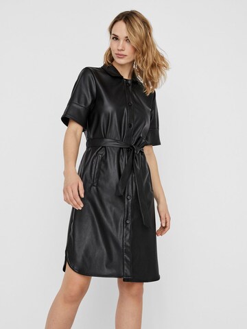 VERO MODA Blousejurk in Zwart: voorkant