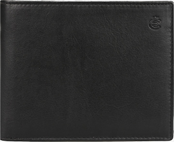 Esquire Wallet 'Eco II' in Black: front