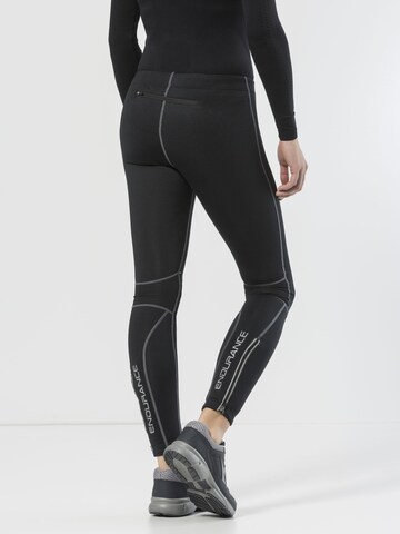 ENDURANCE Skinny Sporthose 'Valencia Winter' in Schwarz