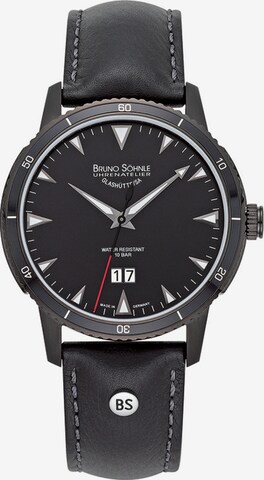 Bruno Söhnle Analog Watch in Black: front