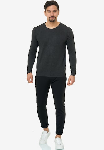 INDICODE JEANS Regular Chino Pants 'Rodekro' in Black