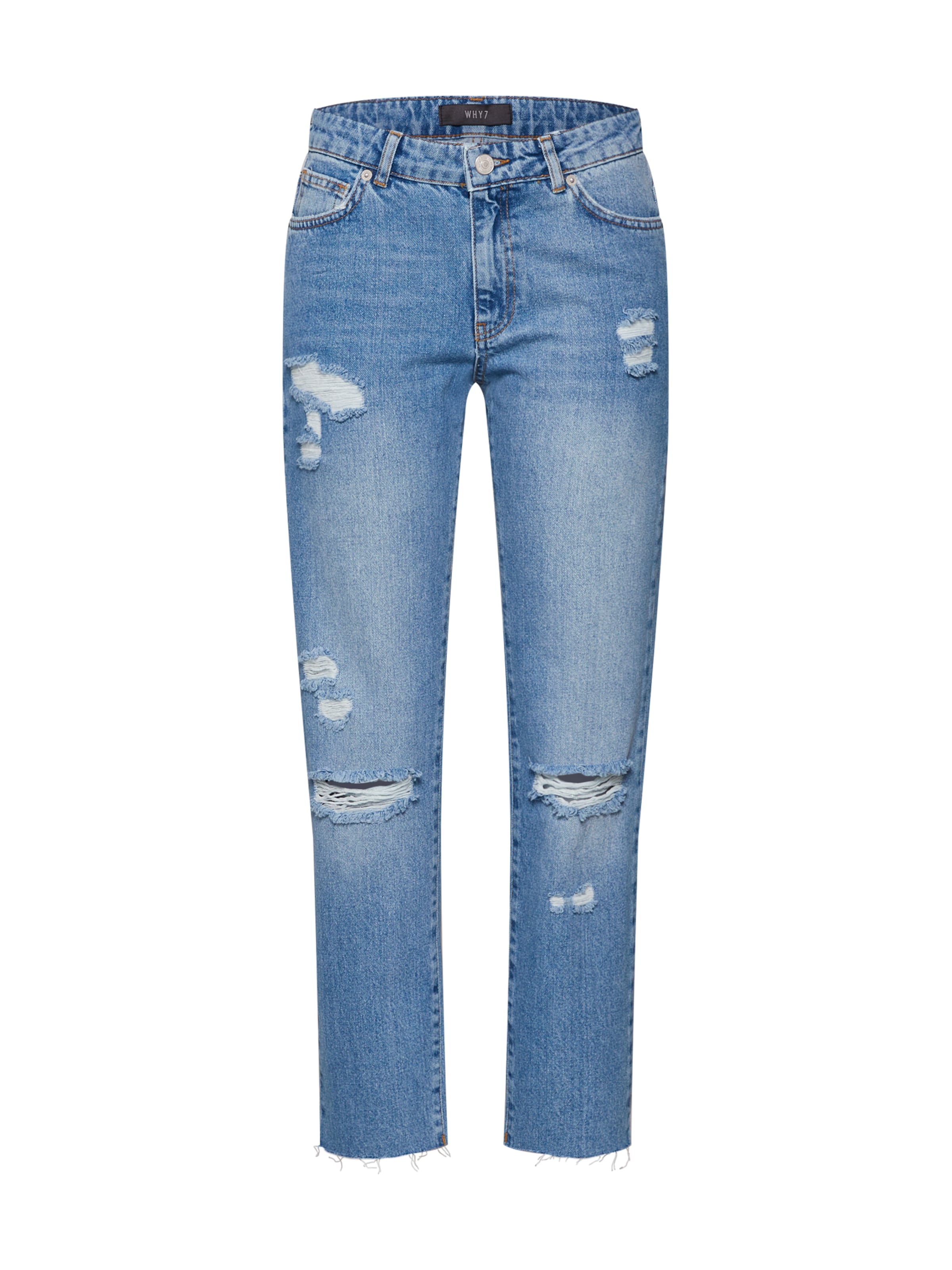 WHY7 - Jeans 'Eve' in de kleur Blauw denim