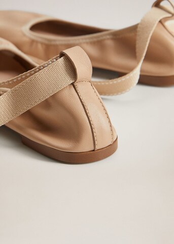 MANGO Ballerina in Beige