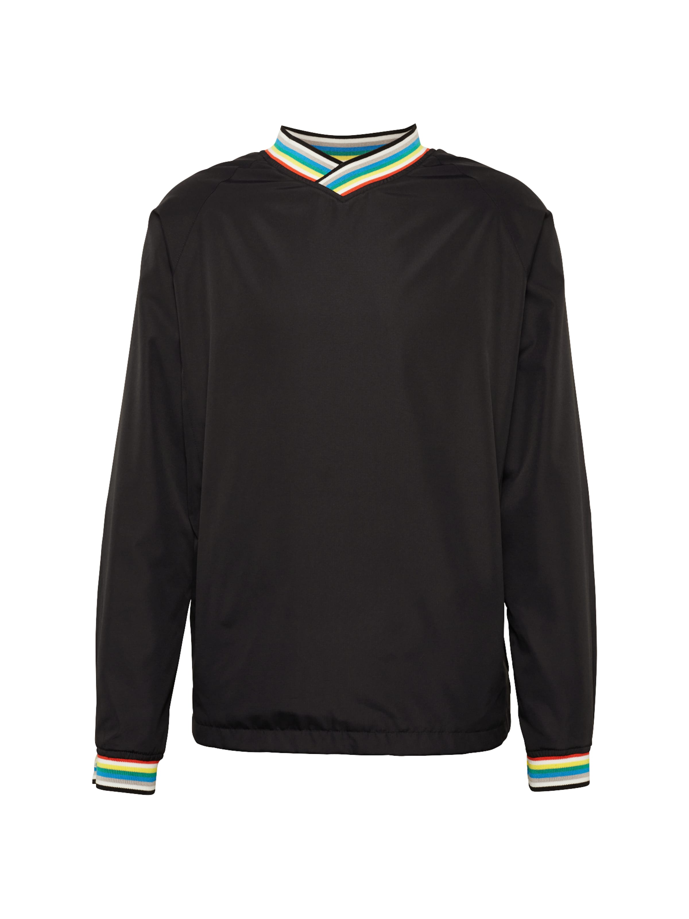 Urban Classics Демисезонная куртка в Черный: спереди