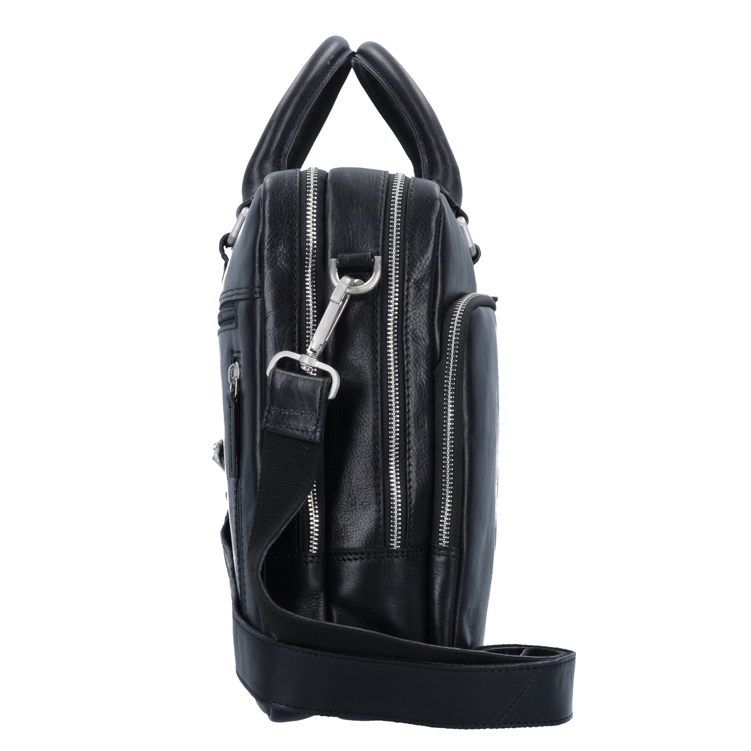 LEONHARD HEYDEN Document Bag 'Cambridge' in Black