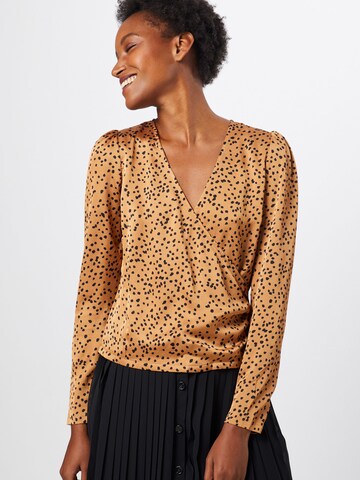 Neo Noir Bluse 'Izzy' in Beige: Vorderseite