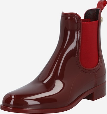 LEMON JELLY Rubber Boots 'Comfy' in Red: front