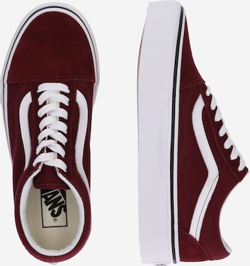 raudona VANS Sportbačiai be auliuko 'Old Skool'