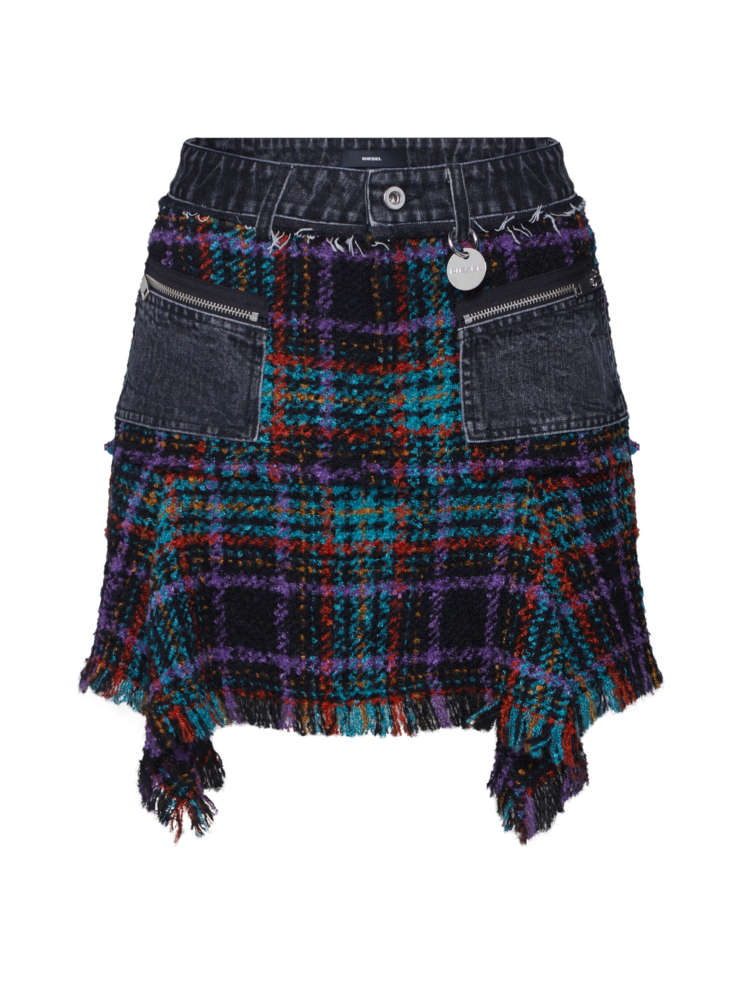 DIESEL - Rok 'O-BRYEL SKIRT' in de kleur Turquoise