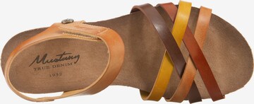 MUSTANG Sandały w kolorze brązowy