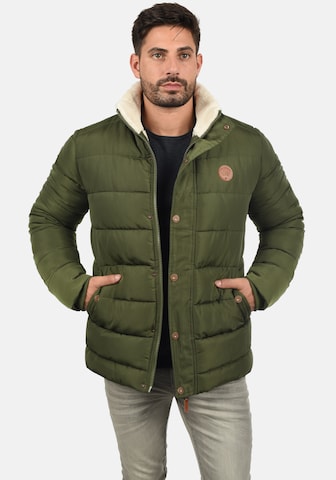 BLEND Winter Jacket 'Frederic' in Green