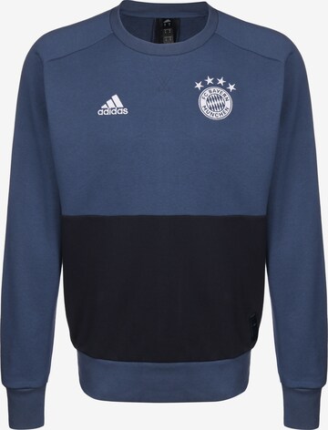 ADIDAS PERFORMANCE Sportsweatshirt 'FC Bayern München' in Blau: predná strana