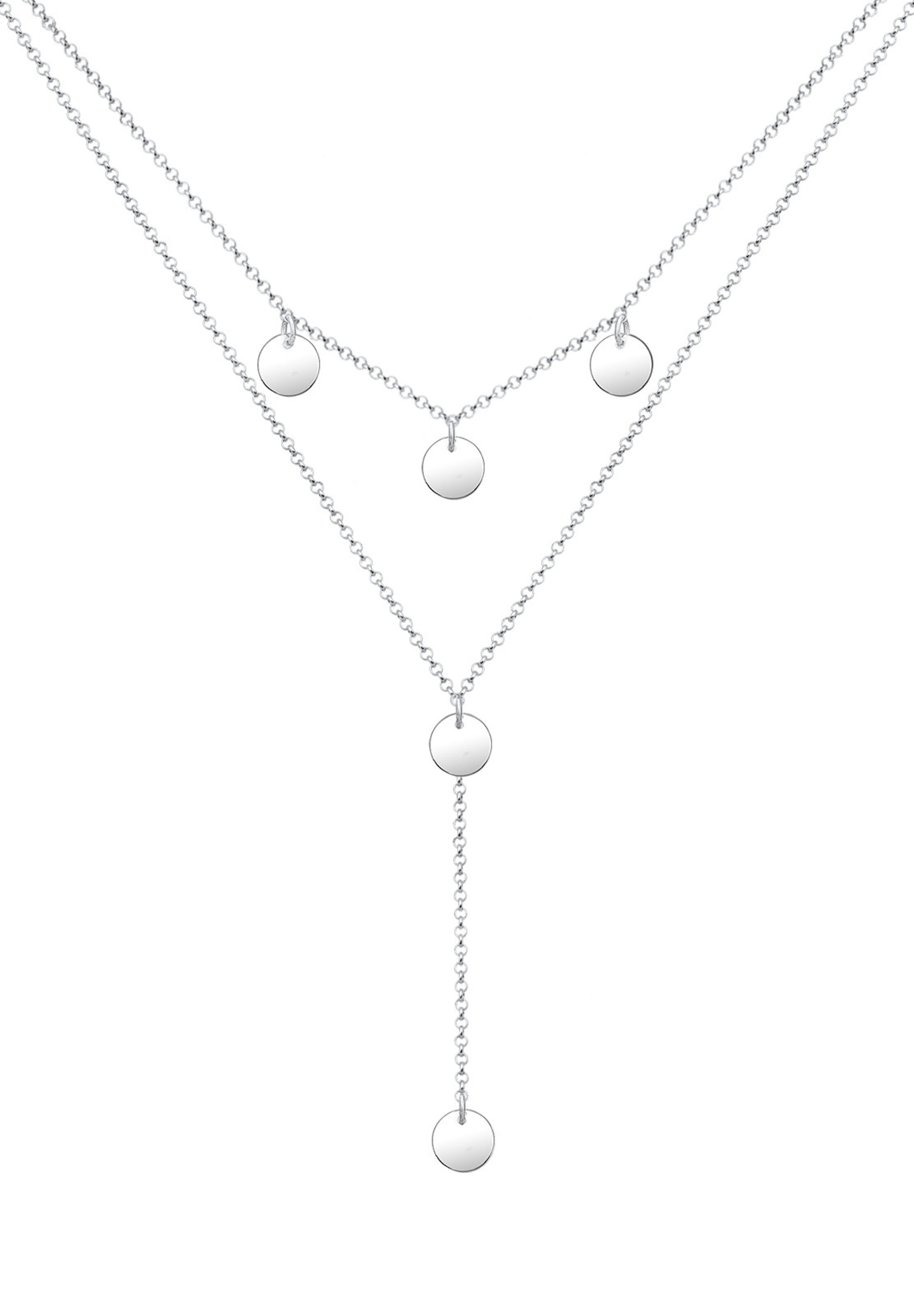 Chaîne 'Geo' ELLI en argent