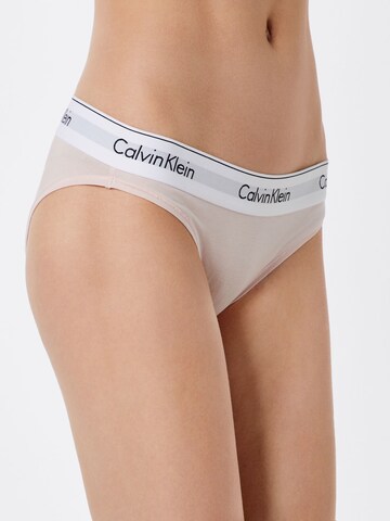 Slip Calvin Klein Underwear en rose : devant