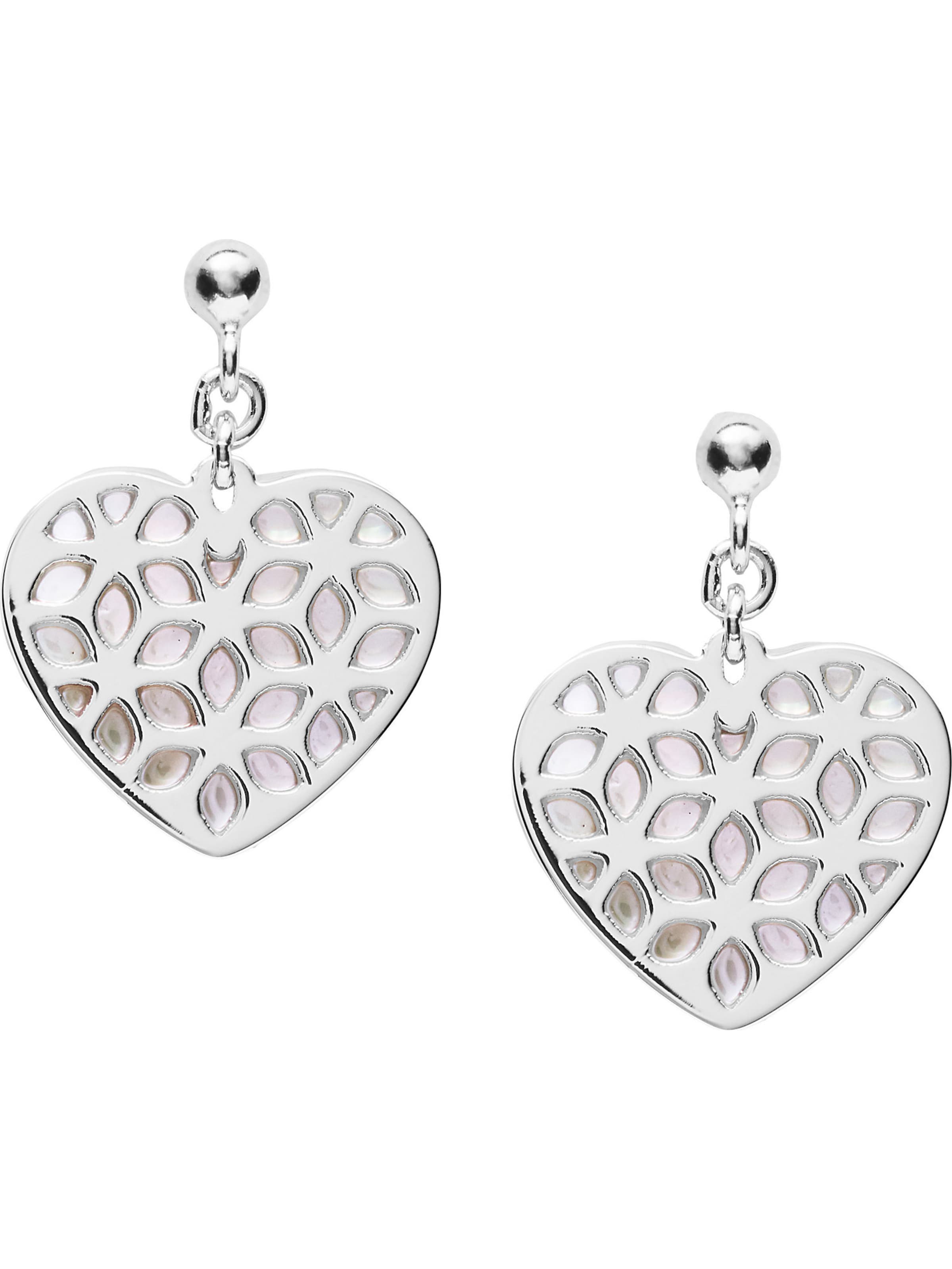 FOSSIL Ohrhänger in Silber: Vorderseite