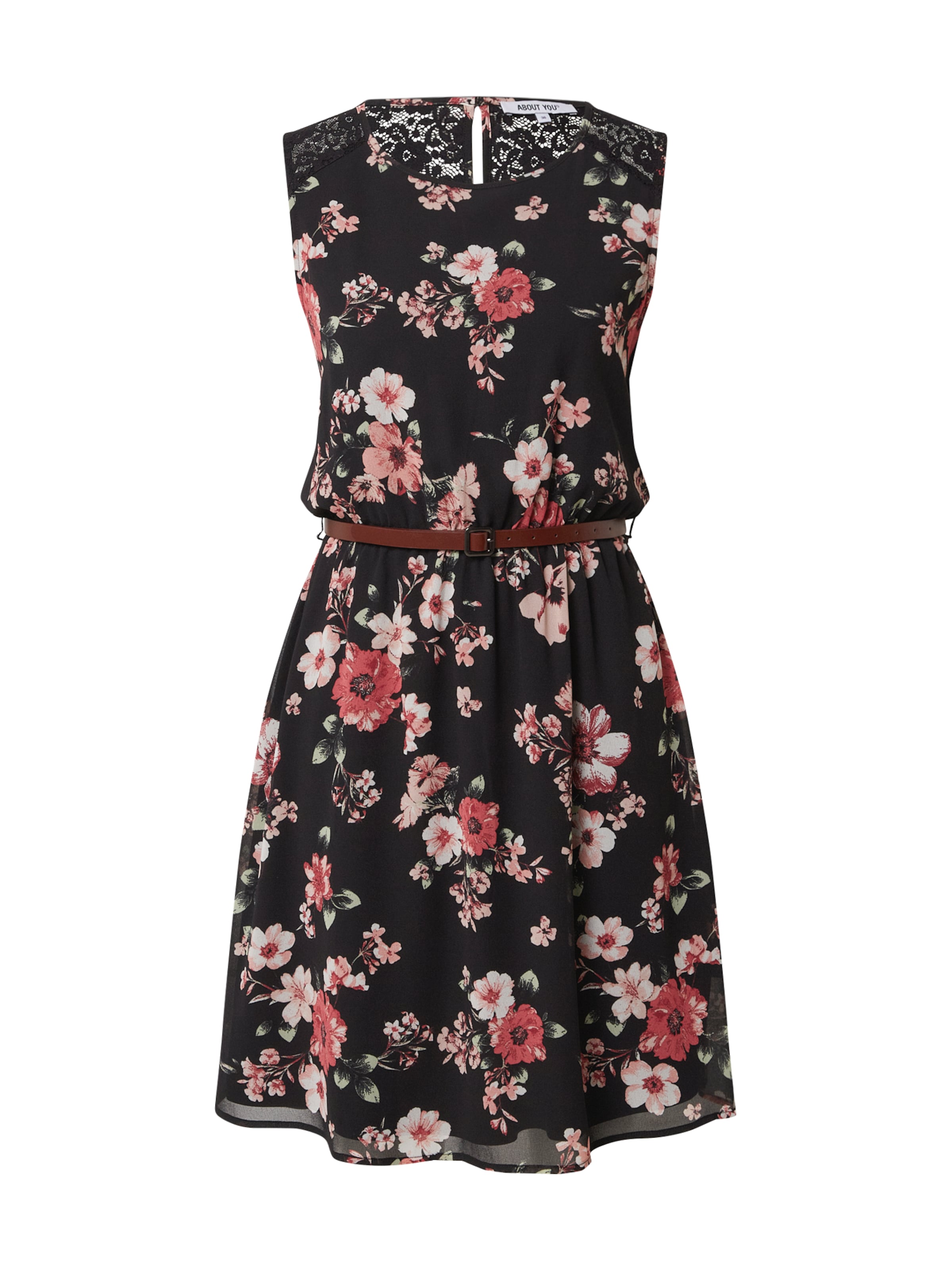 Abito 'Elira' di ABOUT YOU in nero: frontale